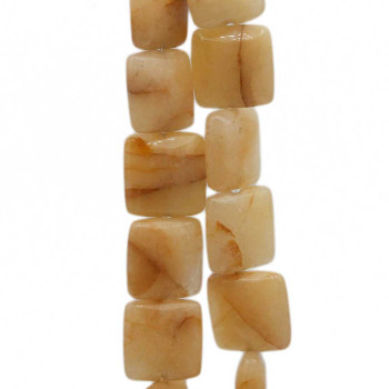 Giada Arancio quadrato 16 mm 5 pz