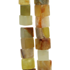 Giada Fire New cubetto 8 mm liscio 10 pz Giada Fire New cubetto 8 mm liscio 10 pz