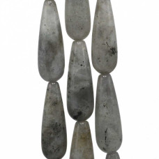 Labradorite gocce lisce 30x10 mm 2 pz