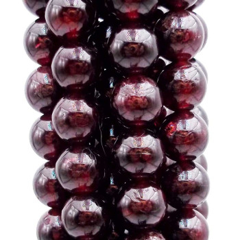 Granato tondo liscio 4 mm filo 40 cm