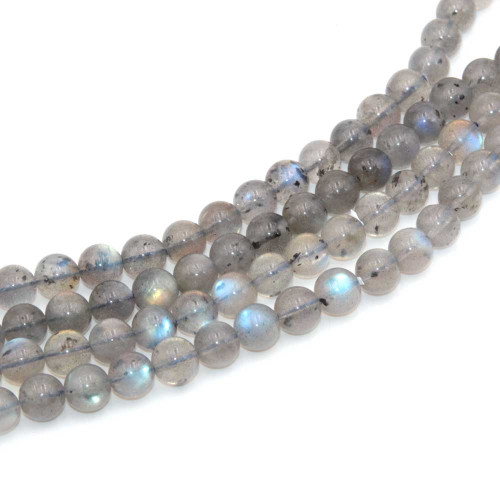 Labradorite tondo liscio grado AAAA++ 9 mm 10 pz