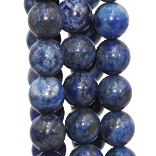 Lapislazzuli tondo liscio 10 mm filo 40 cm