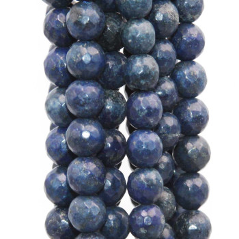 Lapislazzuli tondo sfacc. 10 mm filo 40 cm