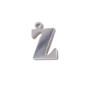 10 pezzi Charms lettera Z in acciaio 10.5 mm 
