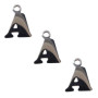 Letterina A in acciaio 6 mm pacco 5 pezzi
