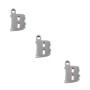 Letterina B in acciaio 6 mm pacco 5 pezzi