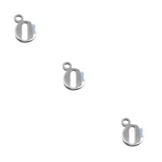 Letterina o in acciaio 6 mm pacco 5 pezzi