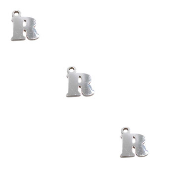 Letterina r in acciaio 6 mm pacco 5 pezzi