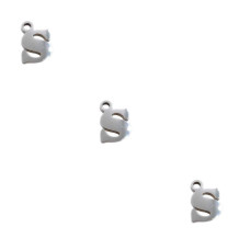 Letterina s in acciaio 6 mm pacco 5 pezzi Letterina s in acciaio 6 mm pacco 5 pezzi