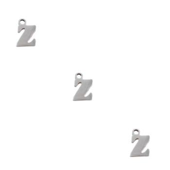 Letterina z in acciaio 6 mm pacco 5 pezzi