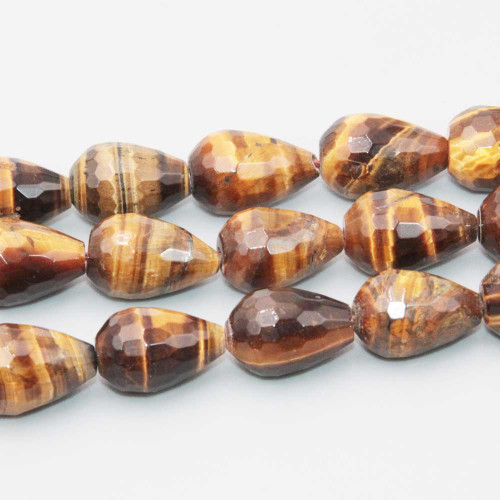 Occhio di Tigre Gocce sfac. 14.5x10 mm grado A+ pacco 4 pz