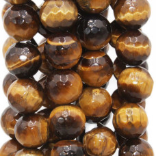 Occhio di tigre tondo sfac. 10 mm grado A++ pacco 10 pz Occhio di tigre tondo sfac. 10 mm grado A++ pacco 10 pz