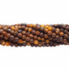 Pietre dure di occhi di tigre sfaccettate 2 mm filo 40 cm