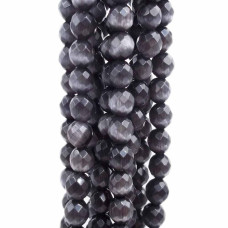 occhi di gatto nere tondo sfaccettato 6 mm filo 40 cm occhi di gatto nere tondo sfaccettato 6 mm filo 40 cm