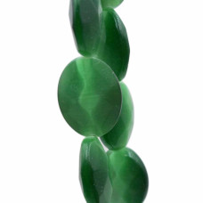 Occhi di gatto ovale verdi 18x13 mm pacco da 4 pezzi Occhi di gatto ovale verdi 18x13 mm pacco da 4 pezzi
