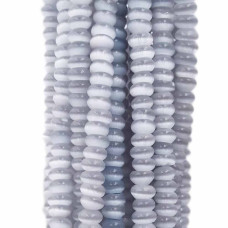 Occhi di gatto rondella grigio 4.3x2 mm filo 35/40 cm Occhi di gatto rondella grigio 4.3x2 mm filo 35/40 cm