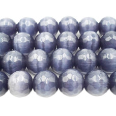 Occhio di gatto ametista sfac. 11.4 mm conf. 10pz Occhio di gatto ametista sfac. 11.4 mm conf. 10pz