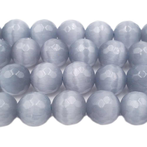 Occhio di gatto grey tondo sfac. 11.4 mm conf. 10 pz