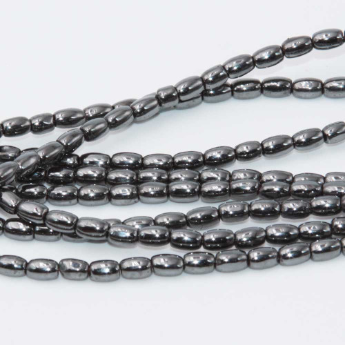 Ematite barilotto 4.5x3 filo 40 cm