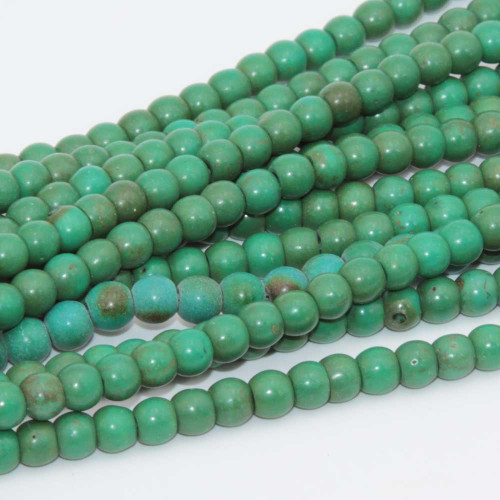 Turchese africano barilotto 5x4 mm filo 40 cm