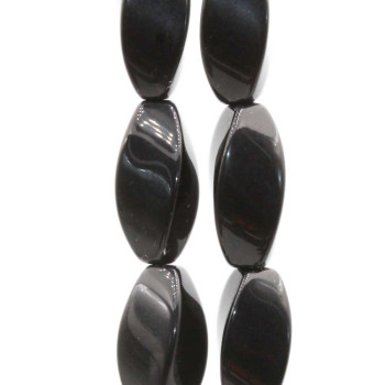Onice nero colonna torta 30x14 mm 1 pz