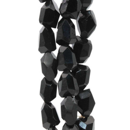 Onice nero pepita 20 mm circa sfac. 2 pz