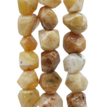 Opale giallo pepita 11 mm circa pacco 5 pz