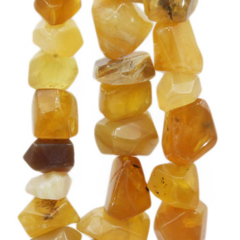 Opale giallo pepite smussate irregolari 15/25 mm 4 pz