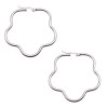 Orecchini in acciaio fiore 44 mm pacco 2 pezzi