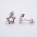 Orecchini a perno con stella 9 mm strass colorati pacco 2 pezzi