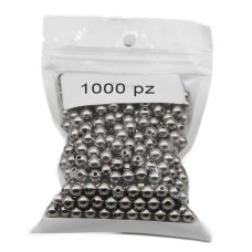 Pacco ingrosso exstra risparmio palline 4 mm acciaio 1000 pz