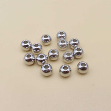 Palline placcate oro 18kt 4 mm 30 pz