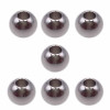 Palline in acciaio 6x5 mm foro 1.5 mm 50 pz