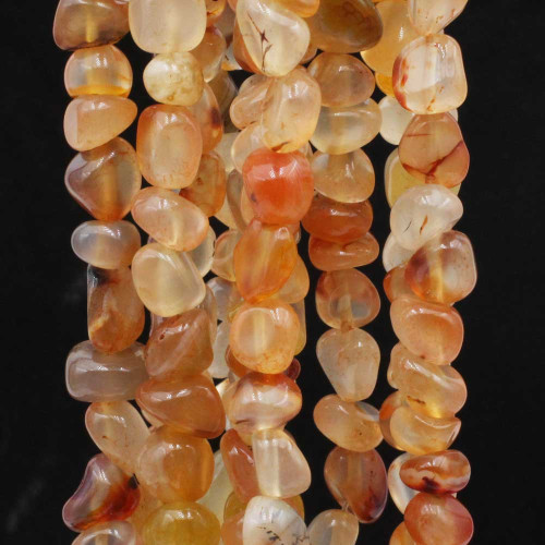 Pietre dure Pepite corniola 7/9 mm fio 40 cm