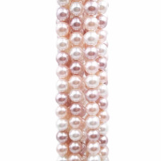 Perle di maiorca tonde lisce 4 mm colori cipria mix filo 40 cm Perle di maiorca tonde lisce 4 mm colori cipria mix filo 40 cm