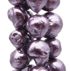 Perle di fiume irregolari smaltate Lilla 14/22 mm pacco 4 pz Perle di fiume irregolari smaltate Lilla 14/22 mm pacco 4 pz