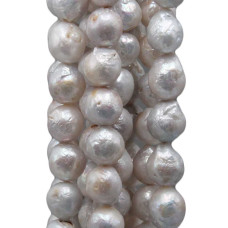 Perle di fiume tonde irregolari 10/12 mm 10 pz Perle di fiume tonde irregolari 10/12 mm 10 pz
