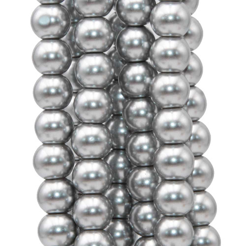 Perle di maiorca argento 4 mm filo 40 cm