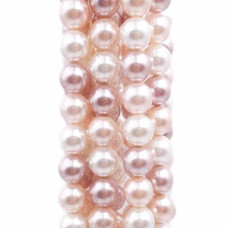 Perle di maiorca tonde lisce 12 mm colori cipria mix filo 40 cm Perle di maiorca tonde lisce 12 mm colori cipria mix filo 40 cm
