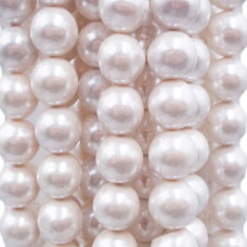 Perle di maiorca tonde lisce 10 mm filo 40 cm Perle di maiorca tonde lisce 10 mm filo 40 cm