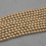 Perle di maiorca tonde lisce 3.2 mm crema filo 40 cm
