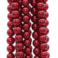 Perle cerate grado A++ tonde rosso cartier 6 mm filo 40 cm Perle cerate grado A++ tonde rosso cartier 6 mm filo 40 cm