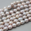 Perle di fiume riflessi rosa/champagne 12/16 mm conf. 10 pz