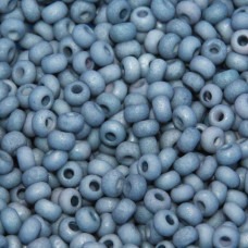 Perline Ceche Cristallo lucidate a fuoco baby blue 6/0 pacco 5 gr Perline Ceche Cristallo lucidate a fuoco baby blue 6/0 pacco 5 gr