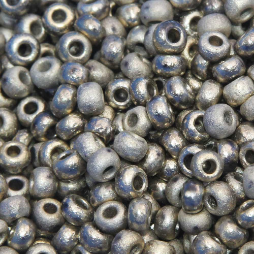 Perline Ceche Cristallo lucidate a fuoco full amber 6/0 pacco 5 gr