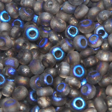 Perline Ceche Cristallo lucidate a fuoco full azurro 6/0 pacco 5 gr Perline Ceche Cristallo lucidate a fuoco full azurro 6/0 pacco 5 gr