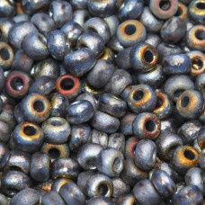 Perline Ceche Cristallo lucidate a fuoco full marea 6/0 pacco 5 gr Perline Ceche Cristallo lucidate a fuoco full marea 6/0 pacco 5 gr