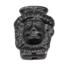 Testa di moro nera 19.5x15.5 mm conf. 2 pz