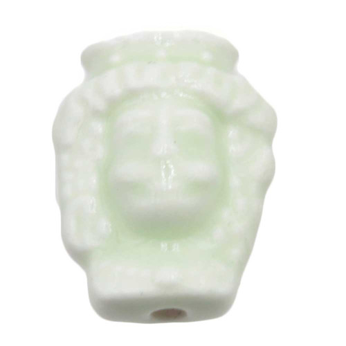 Testa di moro verde chiarissimo 19.5x15.5 mm conf. 2 pz