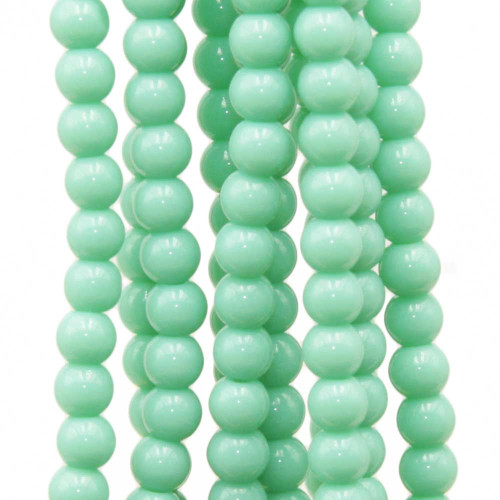 Perline in vetro tiffany 4 mm filo 40 cm